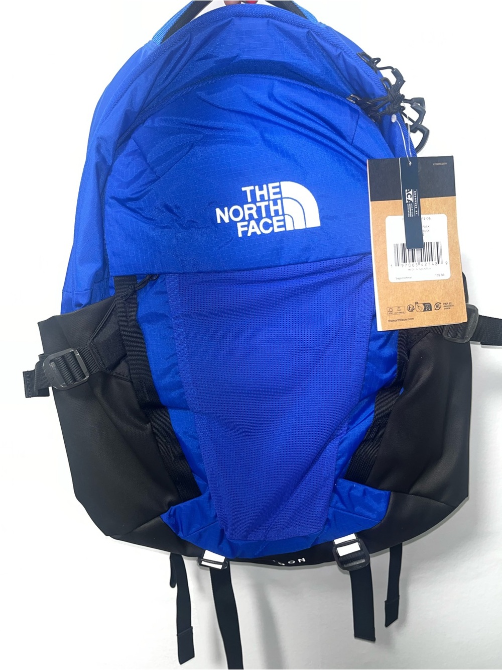 The North Face Royal Blue and Black Men's Backpack